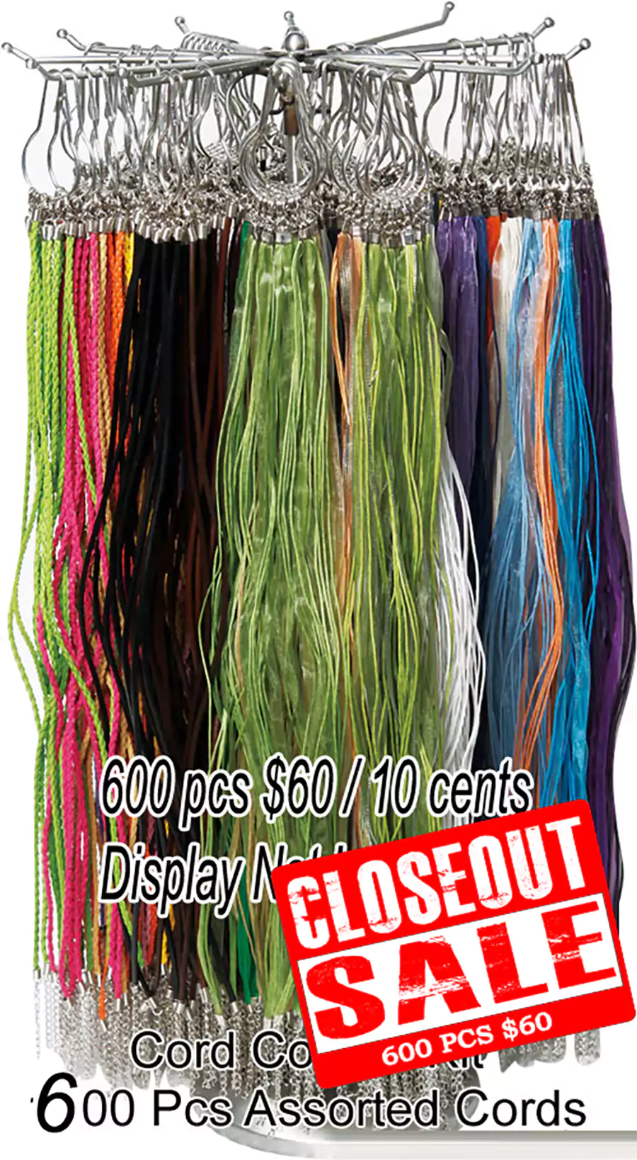 Cord Combo Kit - Closeout 600 Pcs.